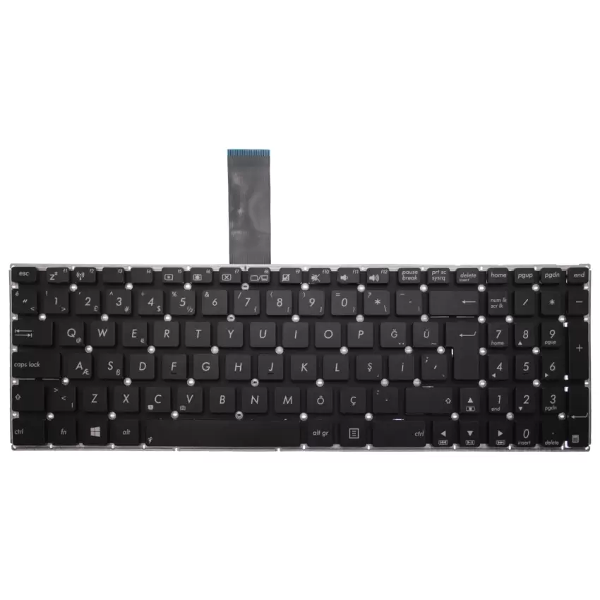 Asus A56CB, K56CB, S56CB, R505CB Notebook Klavye (Siyah TR)