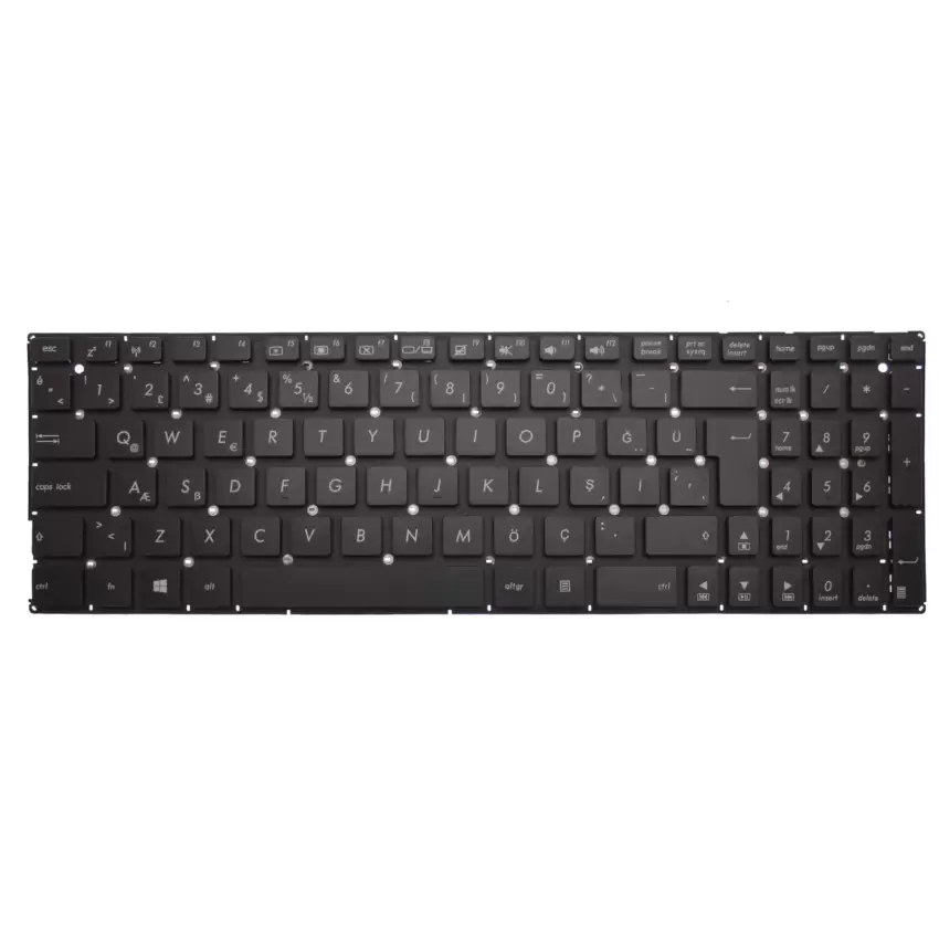 Asus X556UQ-DM537T Notebook Klavye (Siyah TR)