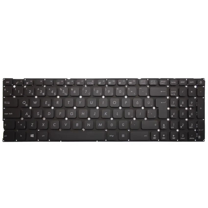 Asus K541UJ-GO319T, F541UV-XX738T Notebook Klavye (Siyah TR)