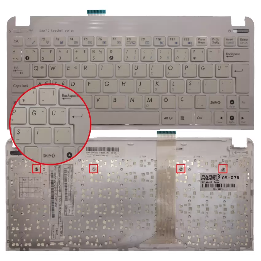 Notebook Klavye AS-075