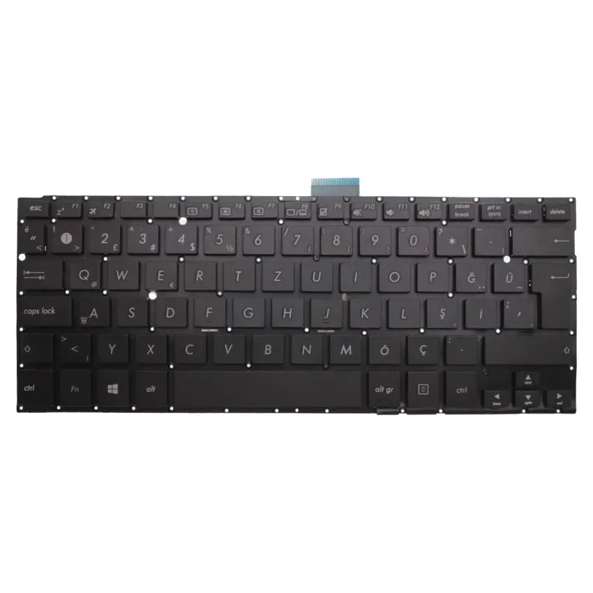 Asus Transformer Book Flip TP300LJ, TP300LD Klavye (Siyah TR)