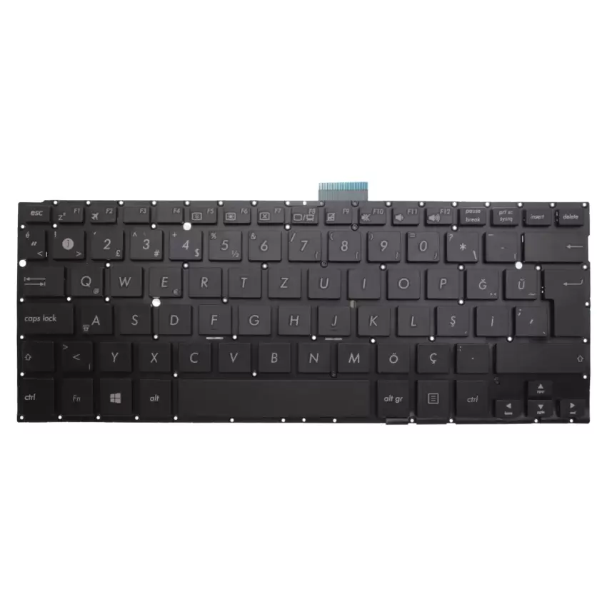 Asus Transformer Book Flip NSK-UQD0T 0KNB0-3120TU00 Klavye (Siyah TR)
