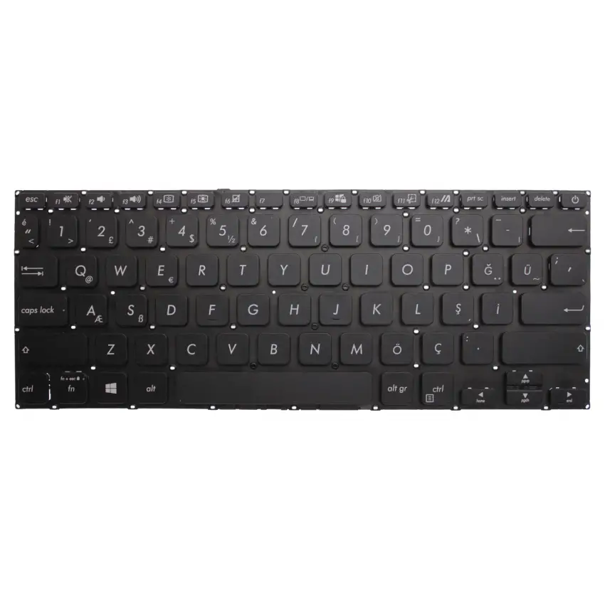 Asus VivoBook 14 X409D, X409B, X409J Klavye (Siyah TR)