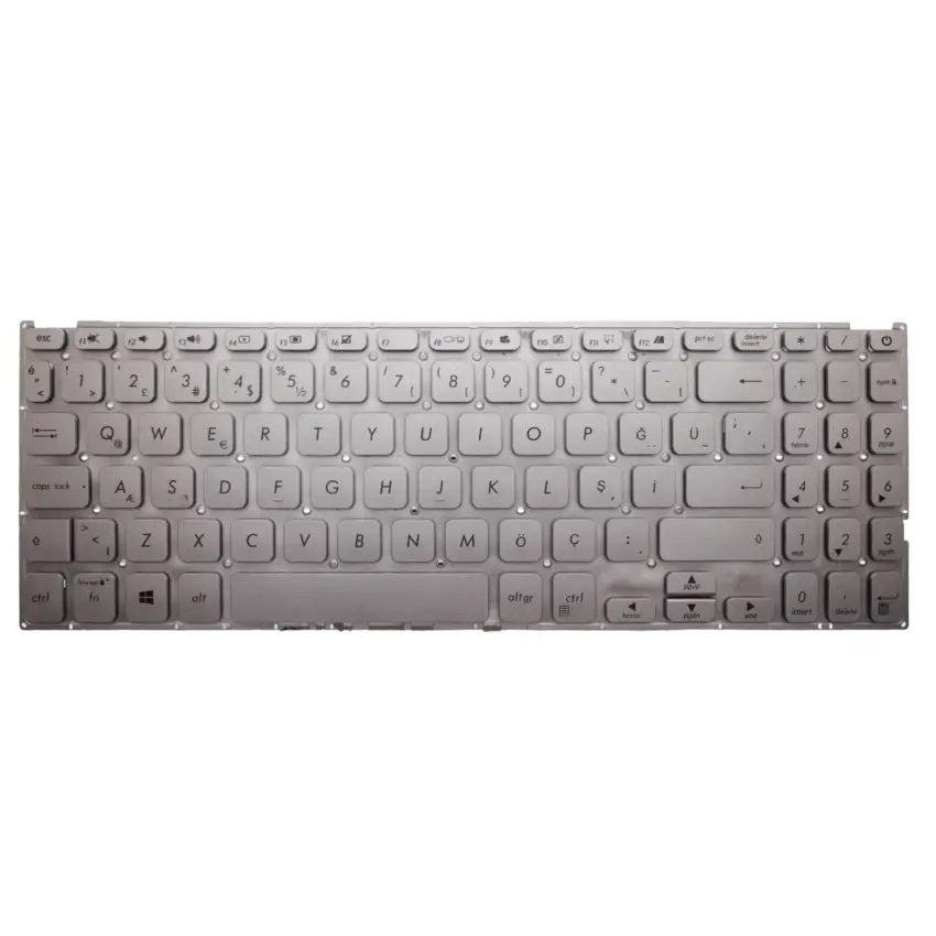 Asus X509JA-BR089T, X509JB-BR099T Klavye (Gümüş TR)