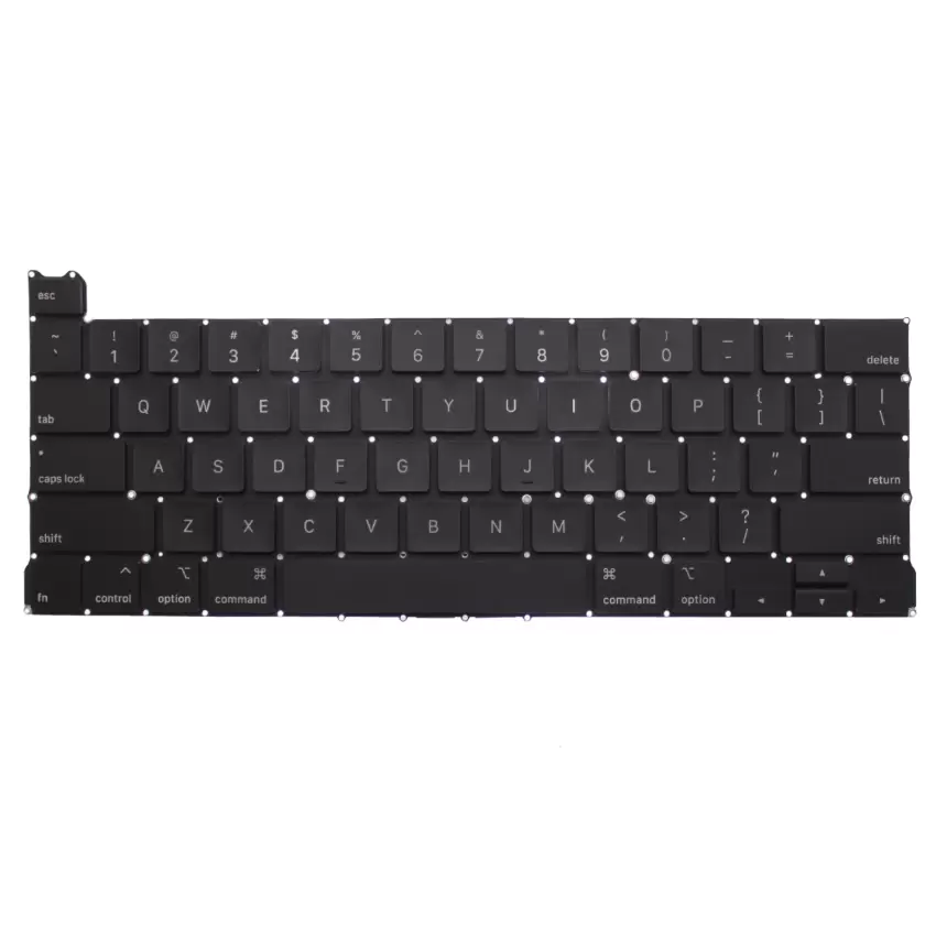 Apple MacBook Pro 13 M1 A2338 2020 Klavye Işıklı (Siyah US)