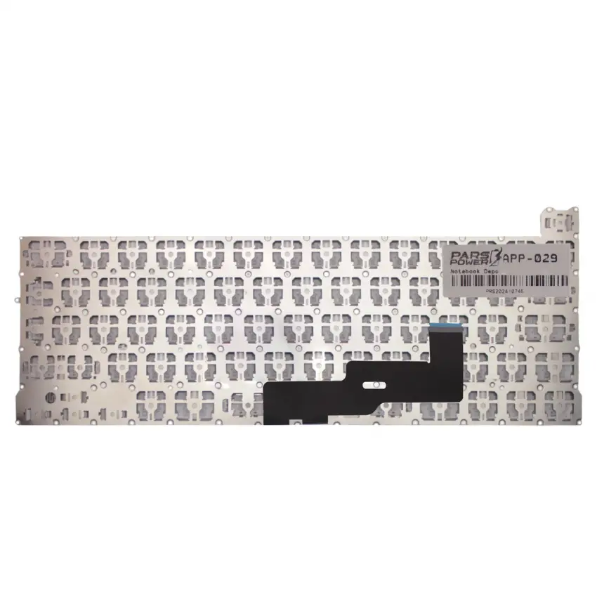 Apple MacBook Pro 13 M1 A2338 2020 Klavye Işıklı (Siyah US)