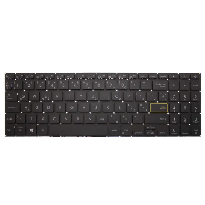 Asus Vivobook 15 K513EP-L1556T Klavye (Siyah TR)