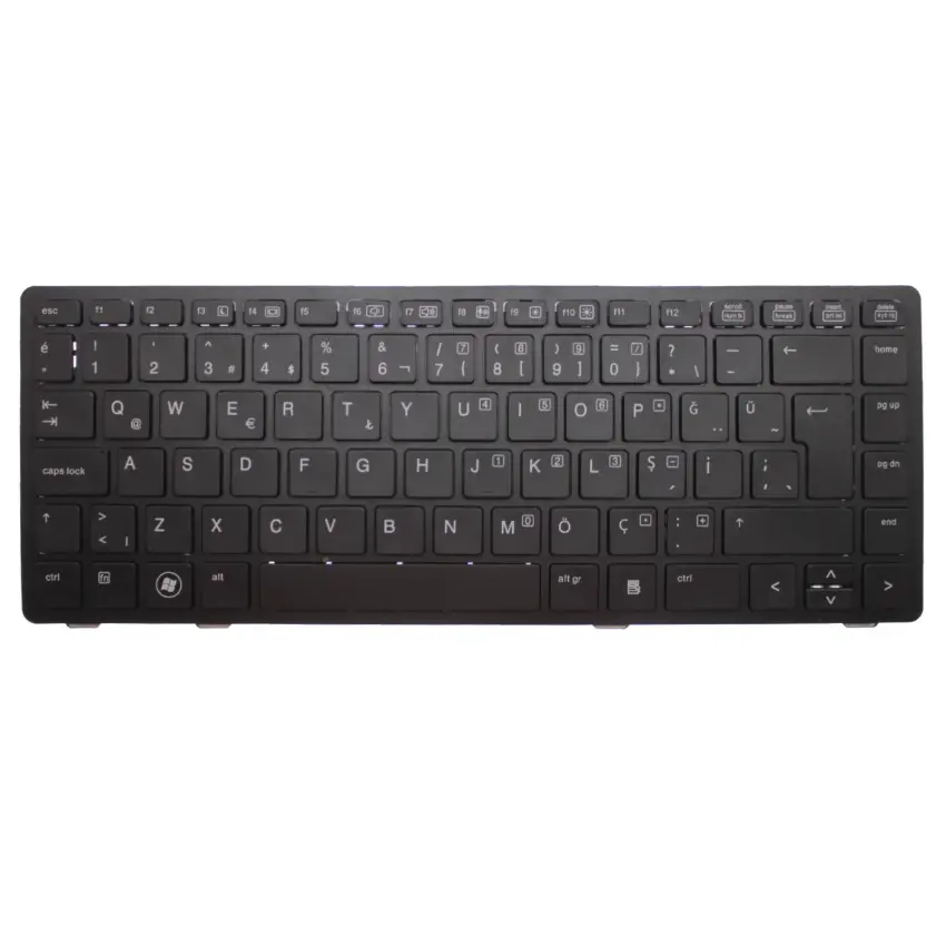 HP Elitebook 8460P, 8460W Klavye (Siyah TR)