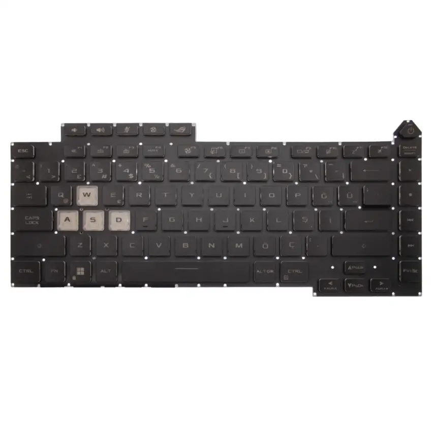 Asus Rog Strix G15 V202861A EU Klavye Işıklı (Siyah TR)