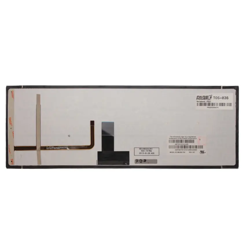 Toshiba Satellite U840W-C9S Notebook Klavye Işıklı (Siyah TR)