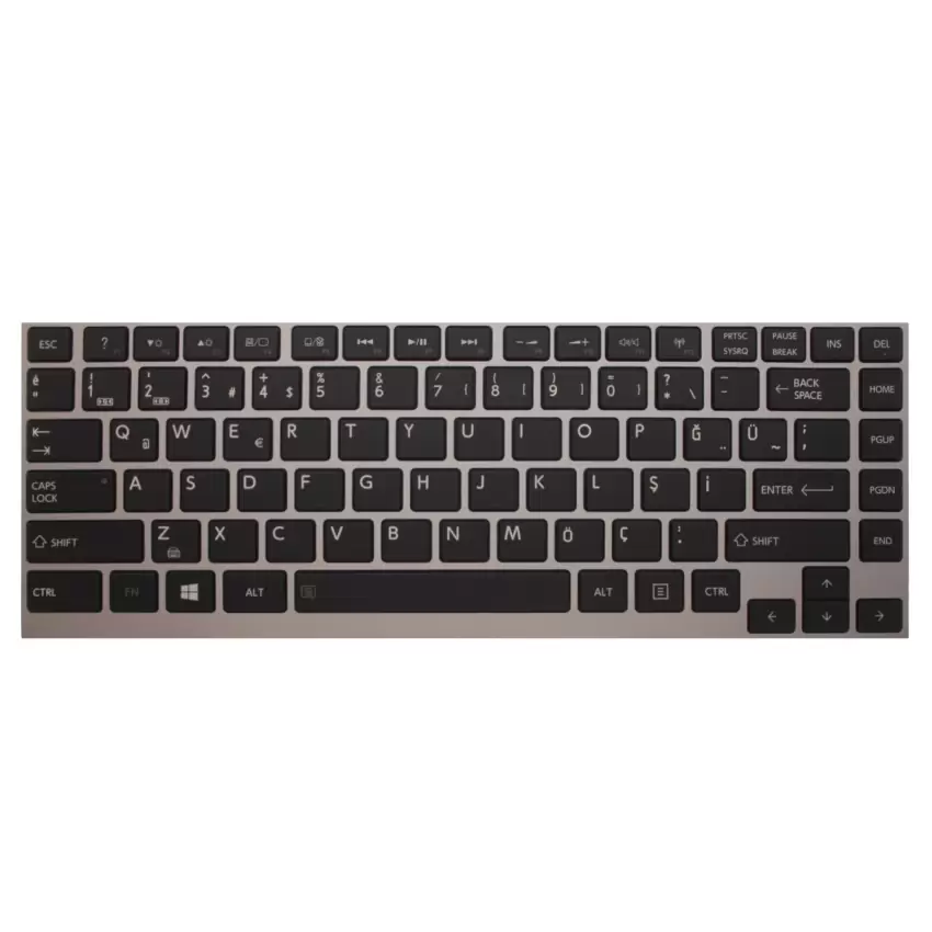 Toshiba Portege Z930-BRS Notebook Klavye Işıklı (Siyah TR)