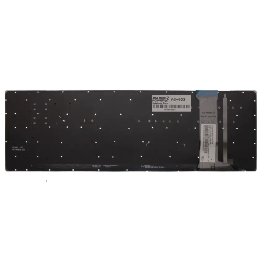 Asus ROG GL552VX, GL752, GL752V, GL752VL Notebook Klavye Işıklı (Gümüş TR)