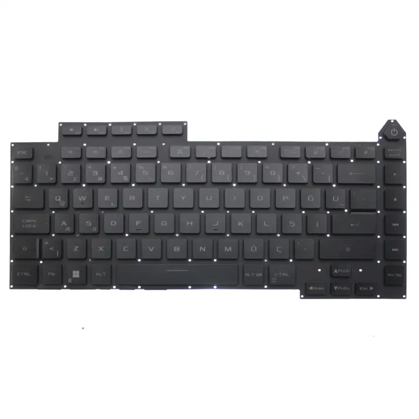 Asus Rog Strix G15 G513IR-HN Klavye Işıklı (Siyah TR)