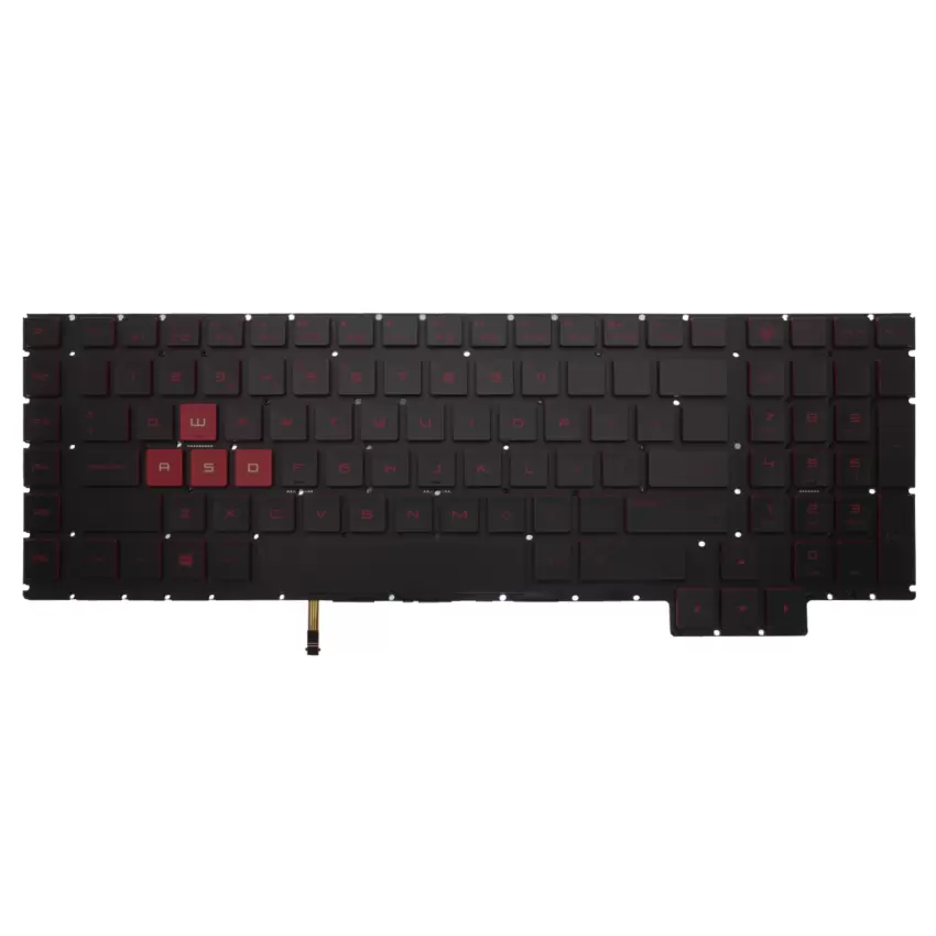 HP OMEN NSK-XH1BQ REV:3A, 9Z.NEBBQ.10T Klavye Işıklı (Siyah TR)