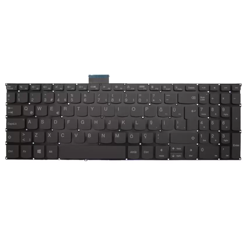 Lenovo Ideapad 5-15ııl05 Type 81yk Klavye (Füme TR)