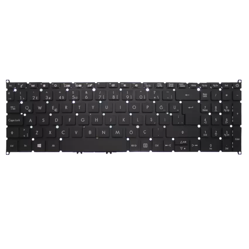 Acer Aspire 7 A715-75 Klavye (Siyah TR)