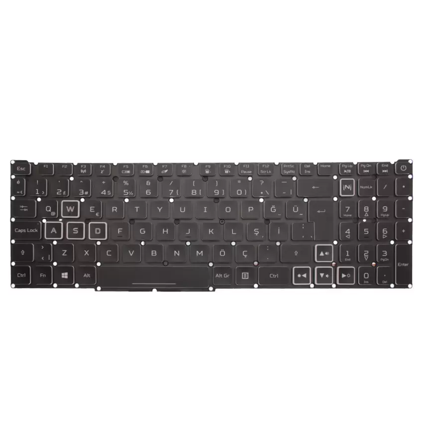 Acer Predator Helios 16 PH16-71-768K Klavye Işıklı (Siyah TR)