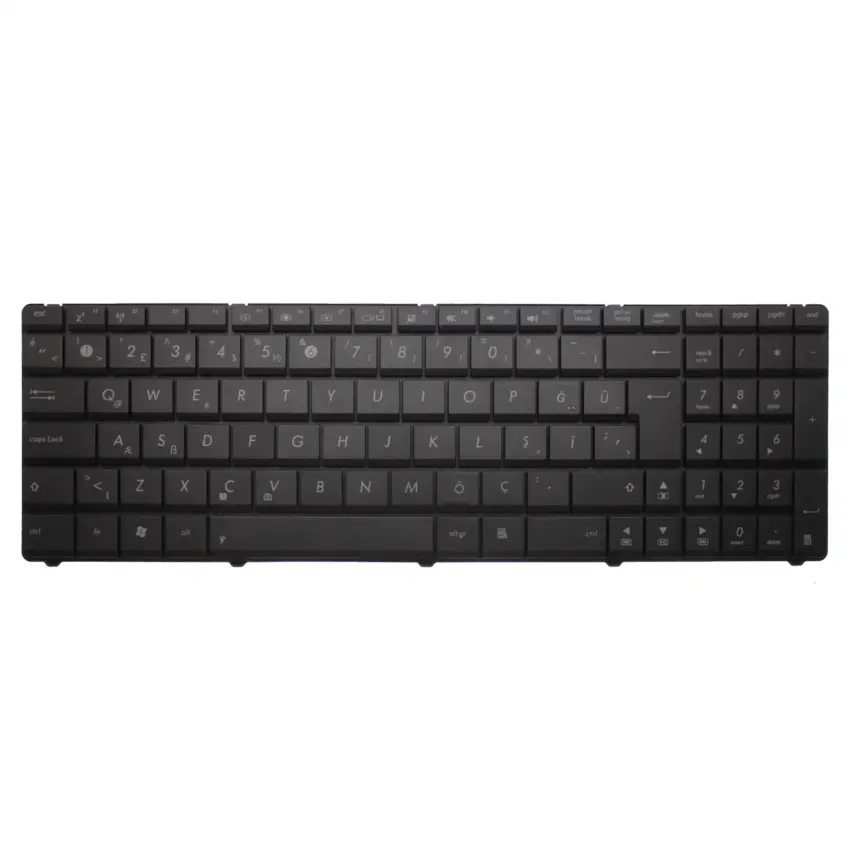 Asus A53B, A53BE, A53BR, A53BY Notebook Klavye (Siyah TR)