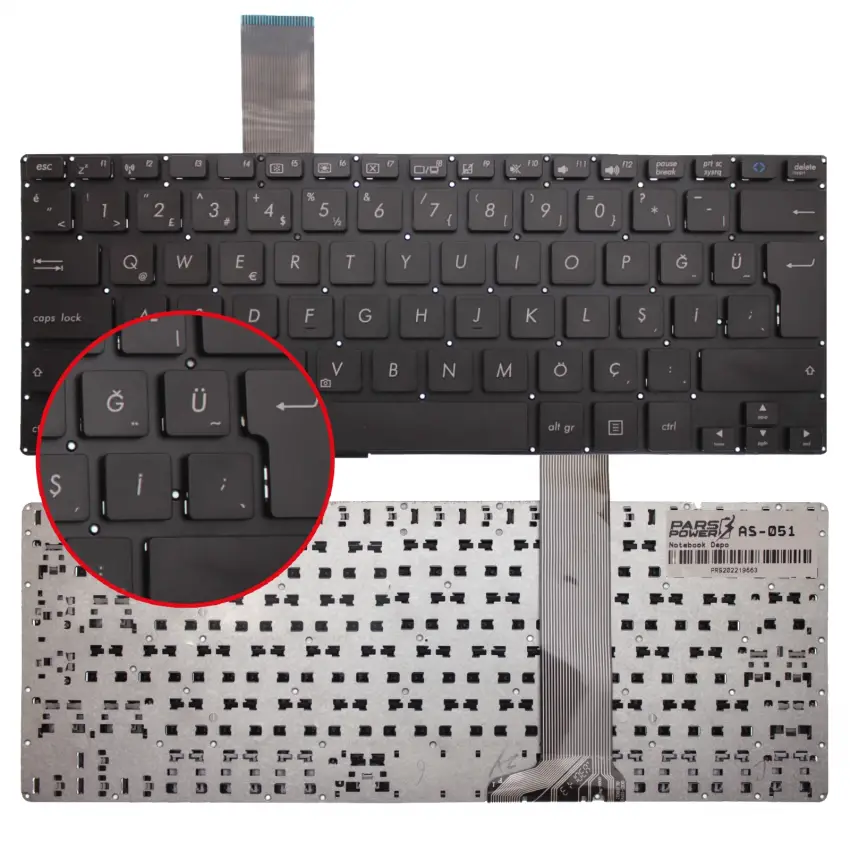 Asus 0KN0-P51US12 Notebook Klavye (Siyah TR)