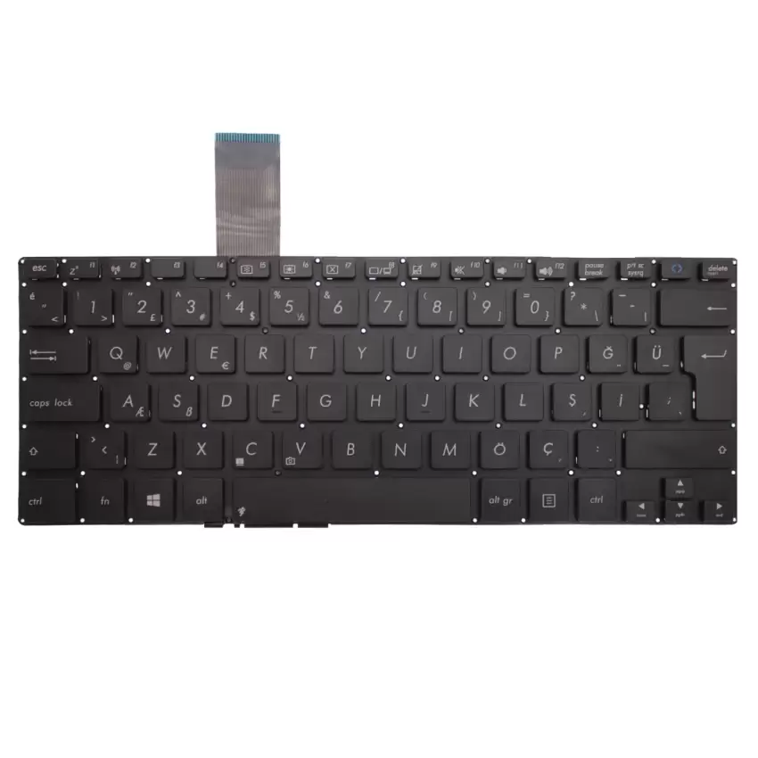 Asus Vivobook S300, S300C Notebook Klavye (Siyah TR)