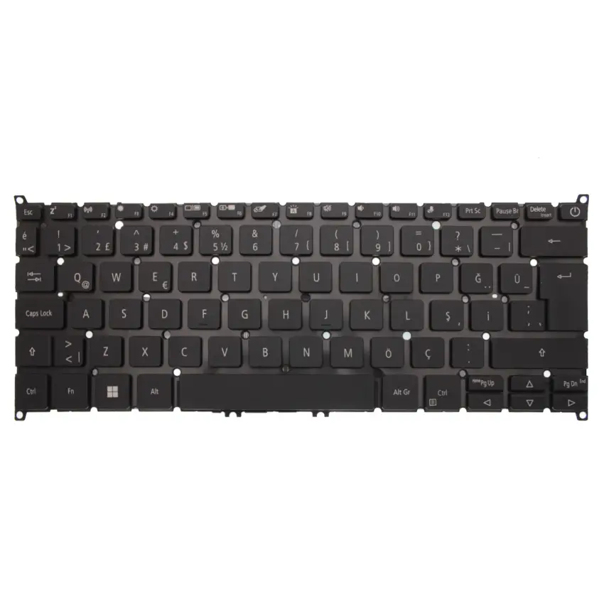 Acer Swift 3 SF314-58-33LA, SF314-58-34GL Klavye Işıklı (Siyah TR)