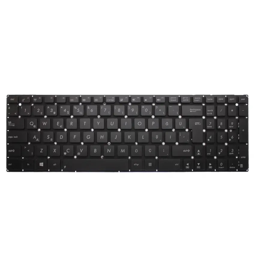 Asus X501A-XX001R, X551CA-SX012D Notebook Klavye (Siyah TR)