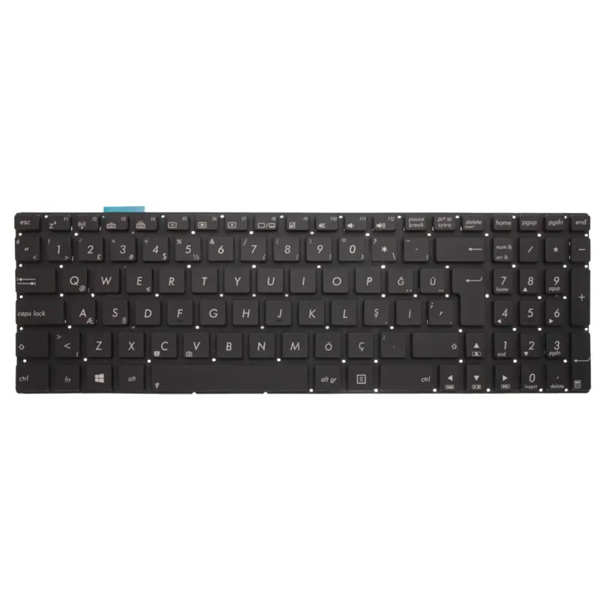 Asus G550JK, G550JX Klavye (Siyah TR)