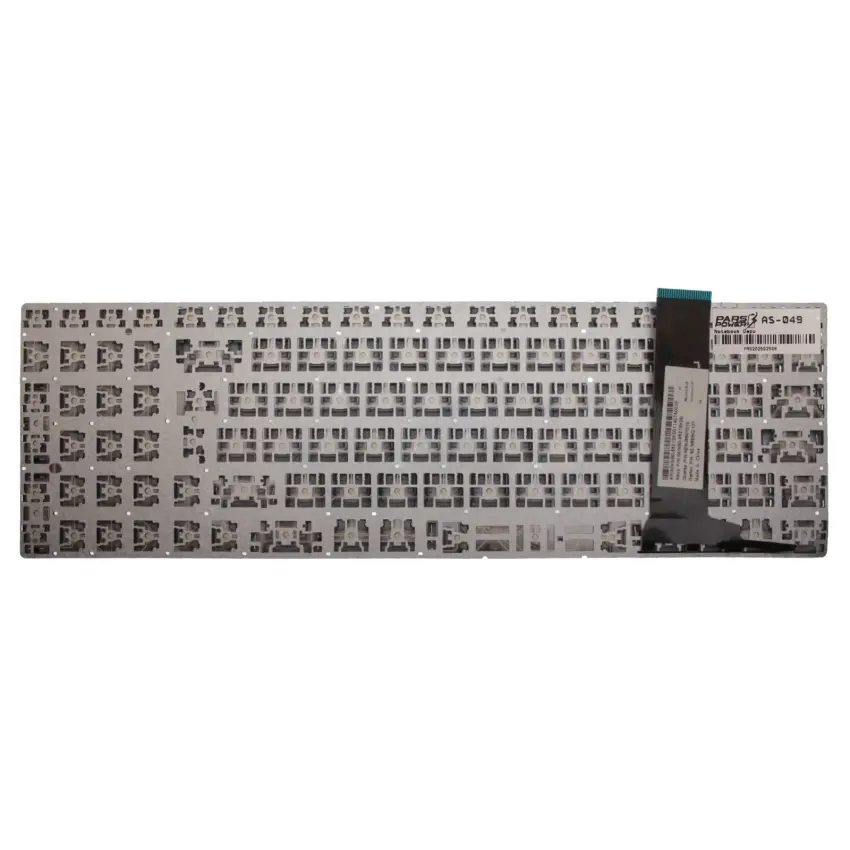 Asus N550JK-CN090H, N550JV-DB71-CA, N550JV-DB72 Klavye (Gümüş TR)