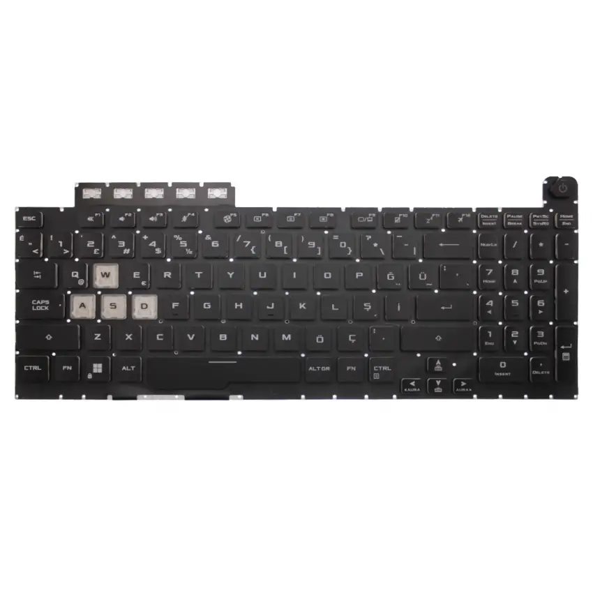 Asus TUF FA506, FX506 Klavye Işıklı (Siyah TR)