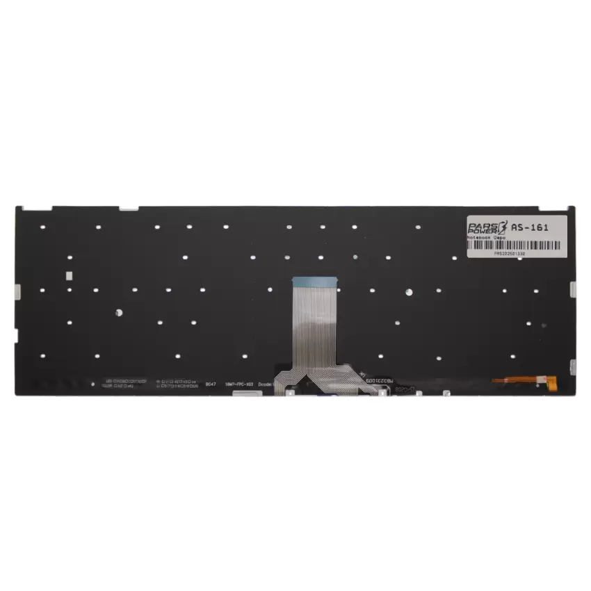 Asus VivoBook 15 X512DA, X512DK, X512FB Klavye Işıklı (Siyah TR)