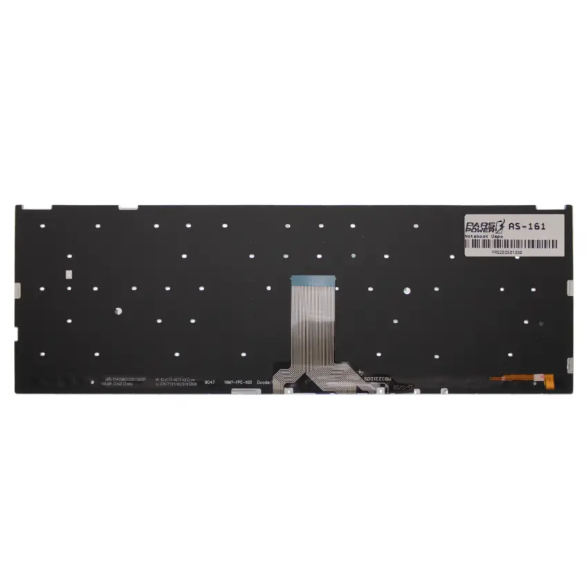 Asus X509Fa-Ej078T, X509Fa-Ej079T Klavye Işıklı (Siyah TR)