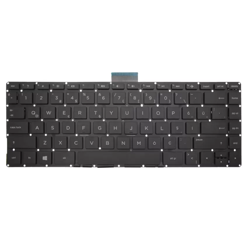 Hp Stream 905570-001, 905570-141 Notebook Klavye (Siyah TR)