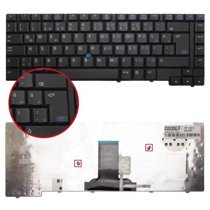 Notebook Klavye HP-043