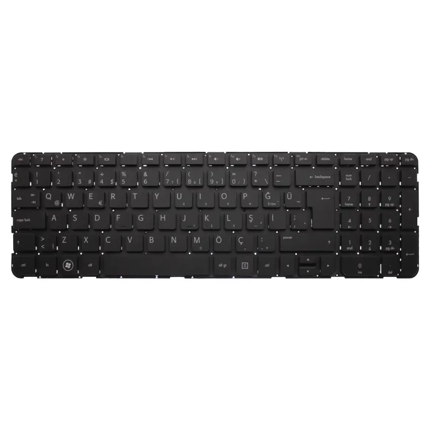 HP 697455-141, 697455-001 Notebook Klavye (Siyah TR)