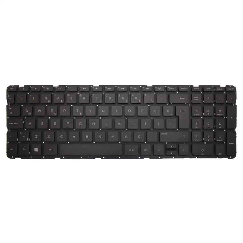 Hp 350 G1 F7Y80EA, K3X42EA, F7Z01EA Klavye (Siyah TR)