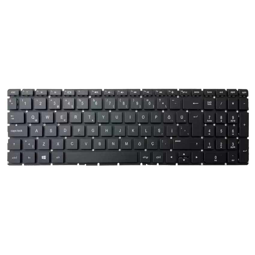 HP ENVY 15-ae101nt (N7L03EA) Klavye (Siyah TR)
