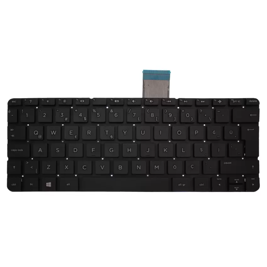 Hp 11-D Serisi Notebook Klavye (Siyah TR)