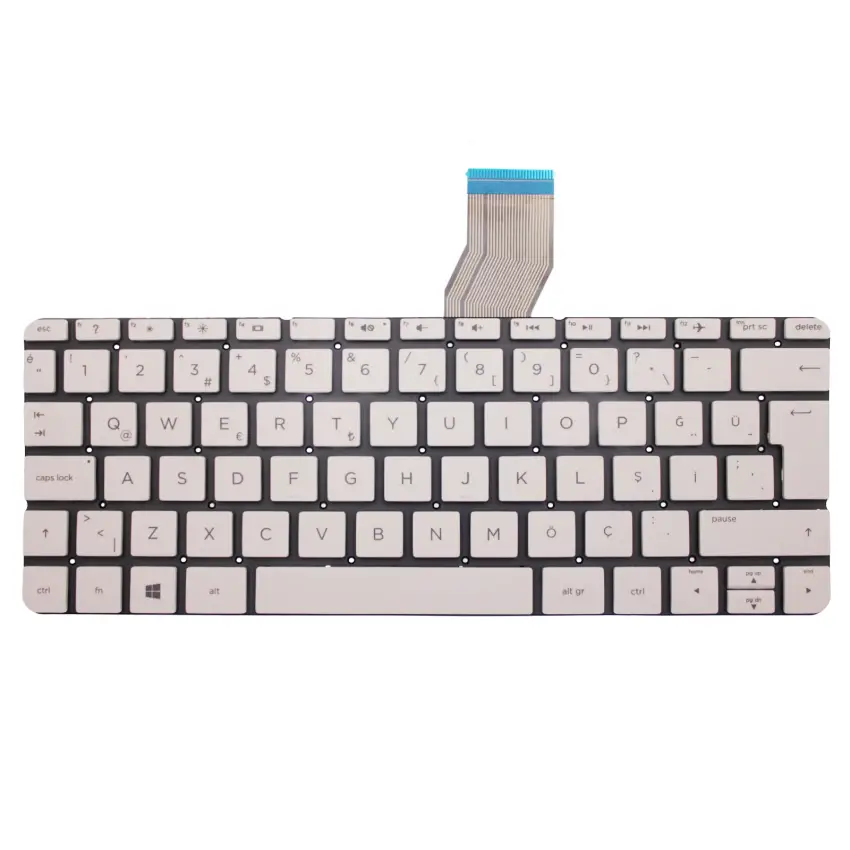 Hp Stream x360 11-P010NT (L1S46EA) Notebook Klavye (Beyaz TR)