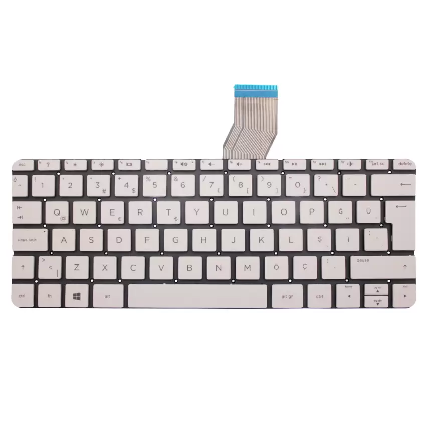 Hp Stream x360 11-P010NT Notebook Klavye (Beyaz TR)