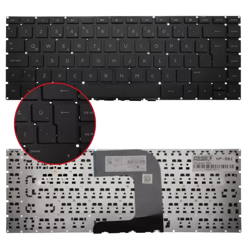 Notebook Klavye HP-081
