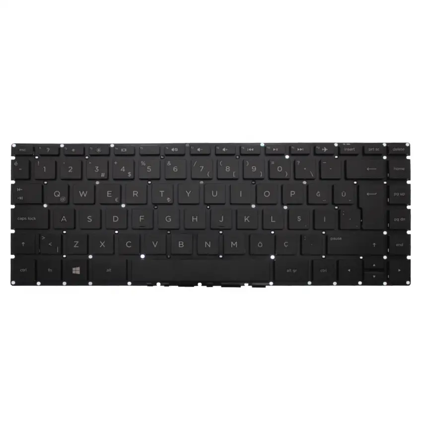 Hp MP-13M5 MP-13M56TQ-698, TPN-Q129 Notebook Klavye (Siyah TR)