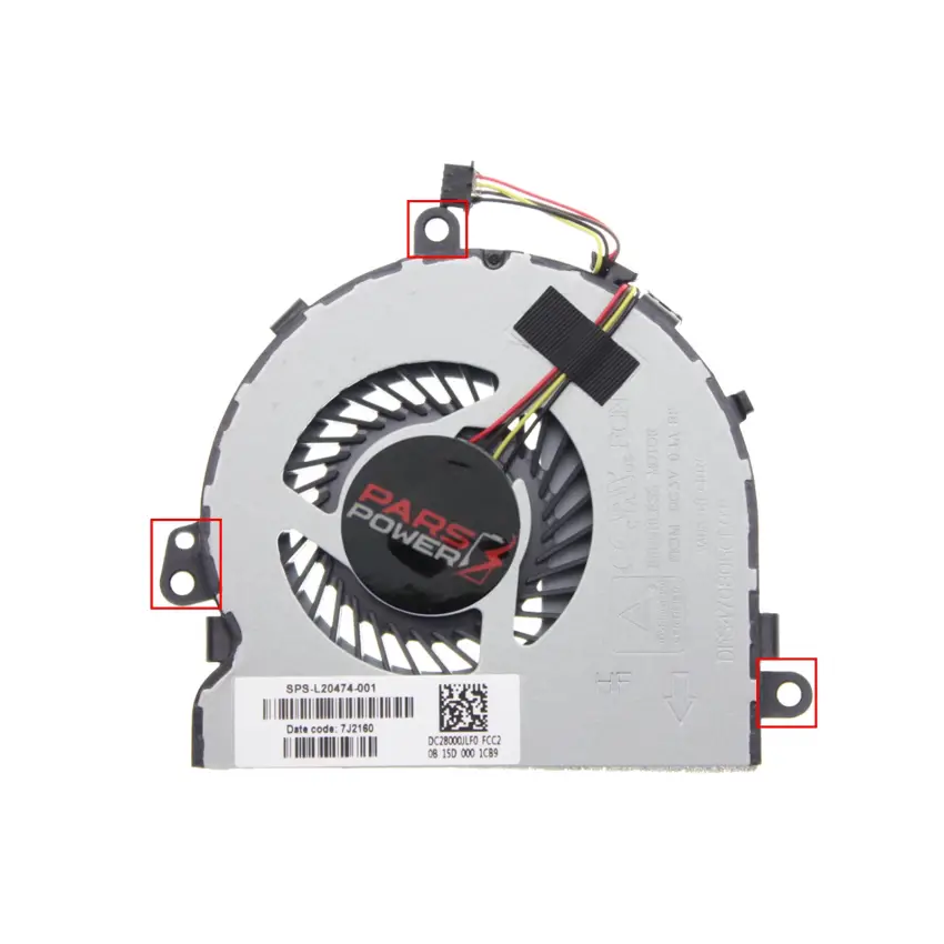 HP 15-da0027nt 4MS04EA CPU Fan-İşlemci Fanı