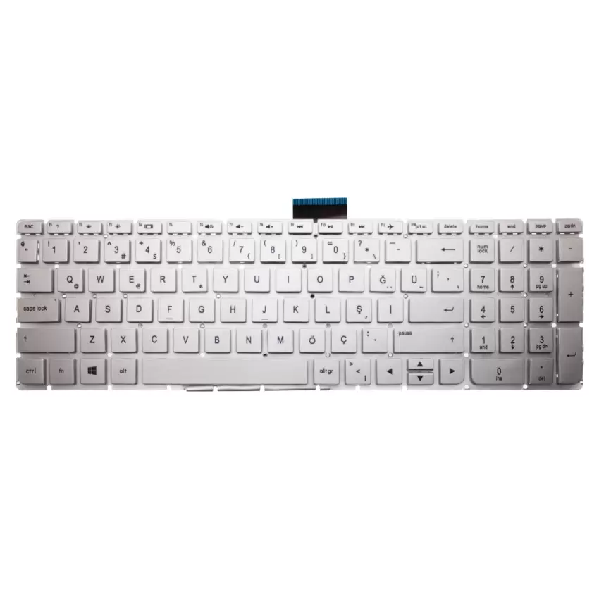 HP ENVY 15-ae101nt (N7L03EA) Klavye (Gümüş TR)