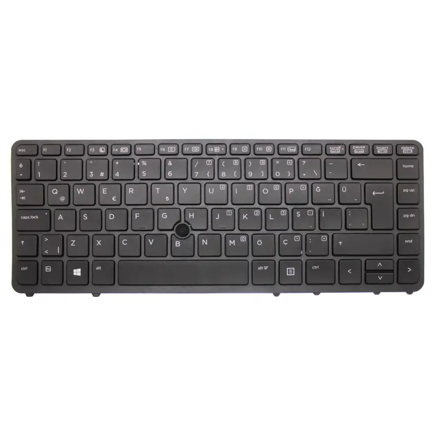 HP EliteBook 745 G1, 745 G2, 755 G1 Notebook Klavye (Siyah TR)