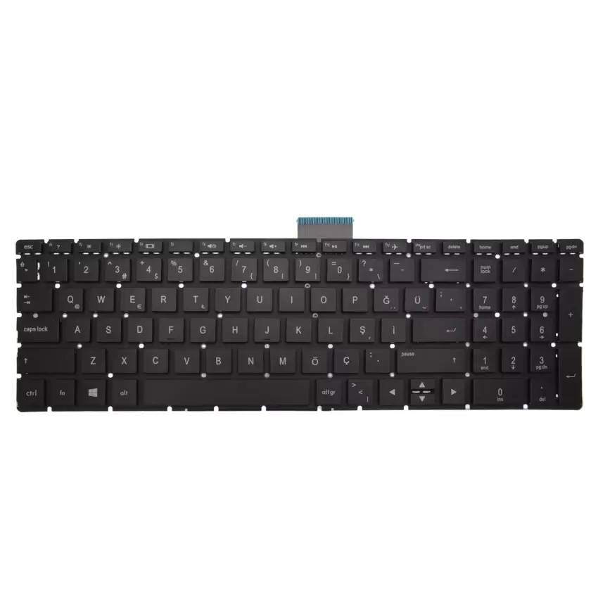 Hp Envy 15-as, 15-as0xx, 15-as1xx Notebook Klavye (Siyah TR)
