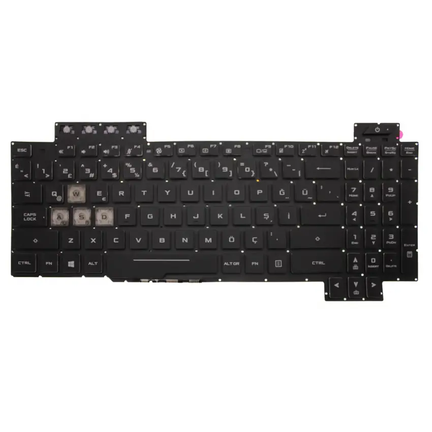 Asus TUF Gaming FX504GD-E Klavye Işıklı (Siyah TR)