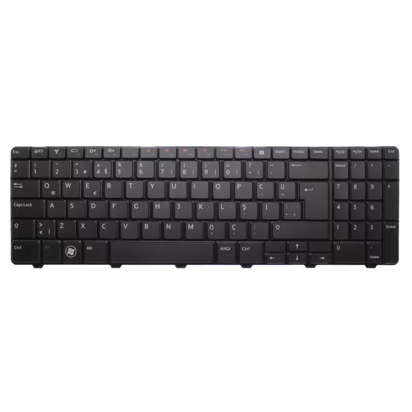 Dell 09GT99, 0FHYN5, 0JRH7K, 0MVP96 Notebook Klavye (Siyah TR)