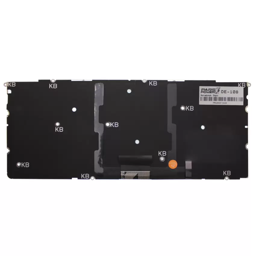 Dell XPS P12F001, P12F002 Klavye Işıklı (Gümüş TR)