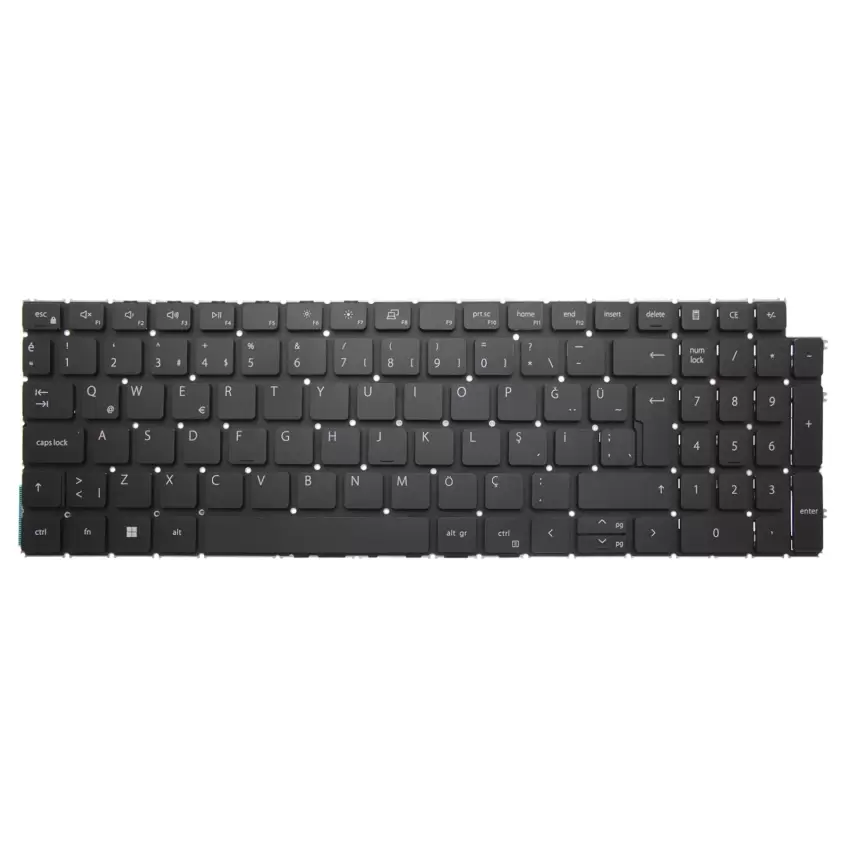 Dell inspiron 15 5515 I55151042WH Klavye (Siyah TR)