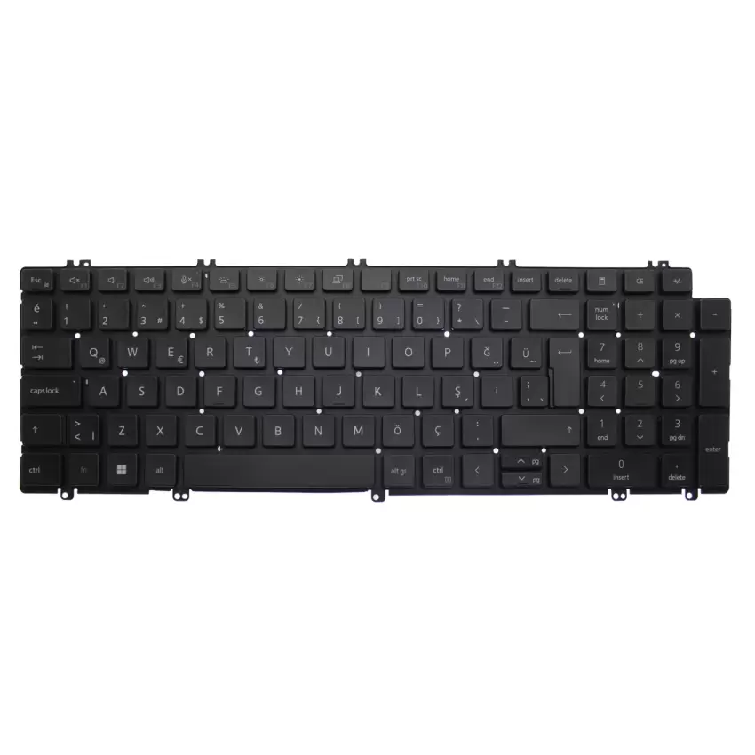 Dell Latitude 5530 N212l5530MLK15_VP Klavye Işıklı (Siyah TR)